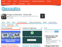 Tablet Screenshot of bzoomba.com